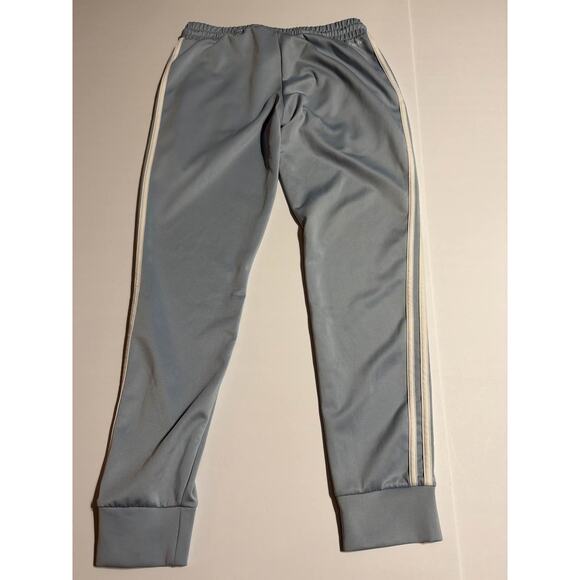 Adidas Women's Blue White 3-Stripe AEROREADY Joggers - Picture 4 of 4